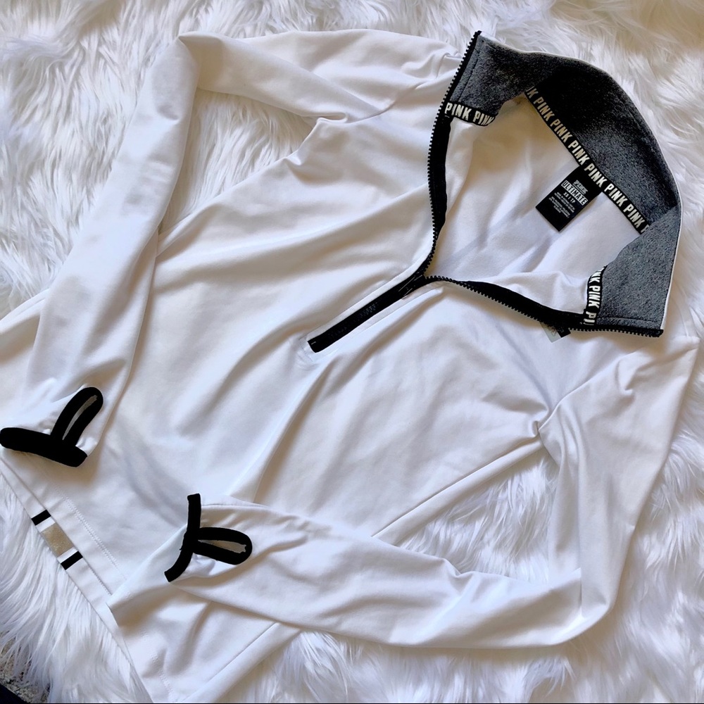 PINK Half Zip Sweatshirt